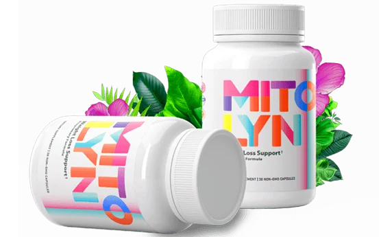 Real Mitolyn Customer Reviews featuring Mitolyn dietary supplement bottles and herbal ingredients for weight loss support